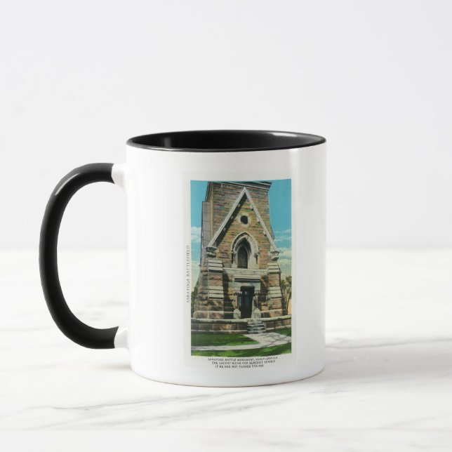 Mug Vue du monument de la bataille de Saratoga (Gauche)