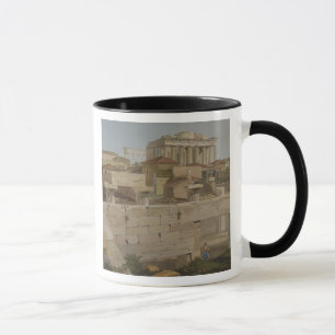 Mug Vue du parthenon du Propylaea, plat 7