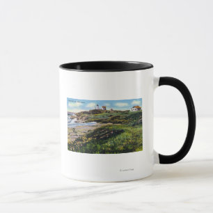 Mug Vue du phare de Nubble depuis York Beach