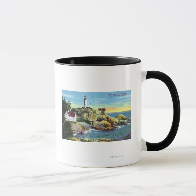 Mug Vue du phare de Point Atkinson 2 (Droite)