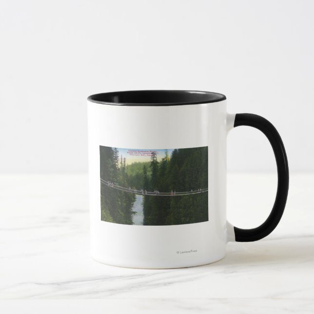 Mug Vue du pont de suspension Capilano (Droite)