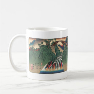 Mug Vue du pont sur la rivière Ina, Nojiri par Hiroshi