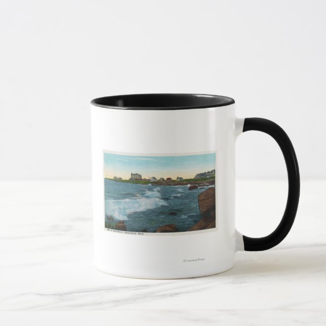 Mug Vue du Surf Bass Rocks (Droite)