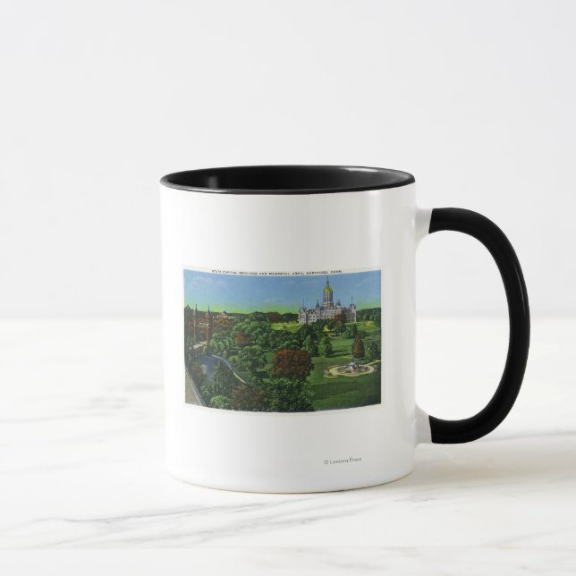 Mug Vue du terrain du Capitole de l'Etat, Arc commémor (Droite)