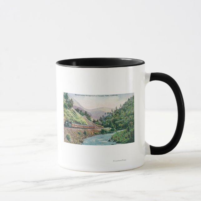 Mug Vue d'un train pour la vallée de Yosemite (Droite)
