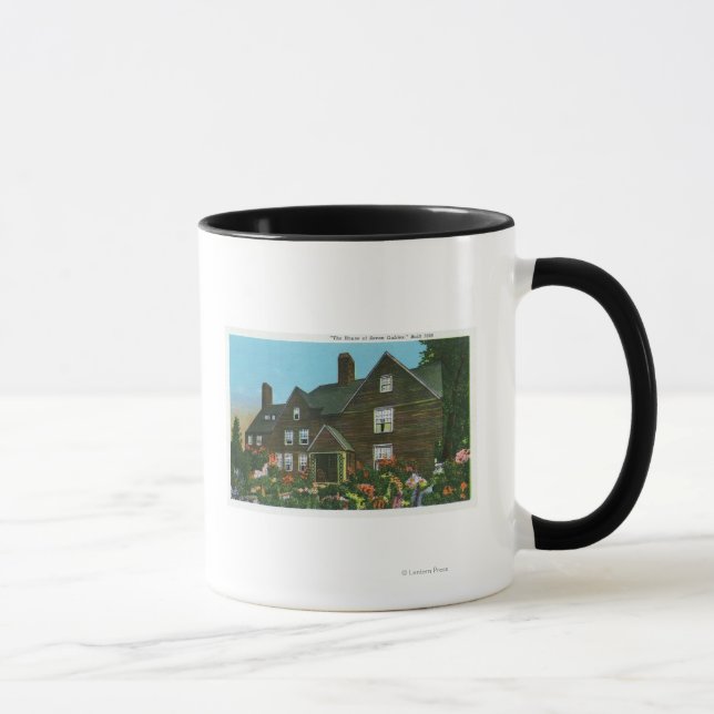 Mug Vue extérieure de la maison de sept pignons (Droite)