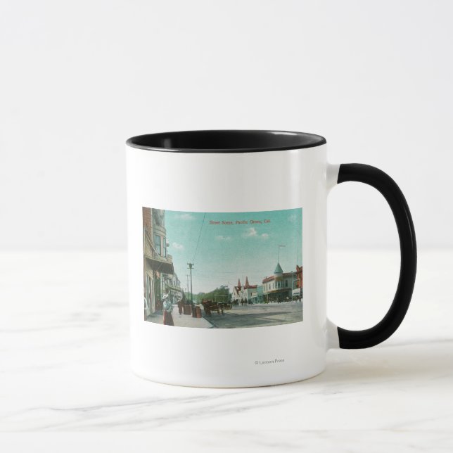 Mug Vue extérieure de l'ancienne maison personnalisée (Droite)