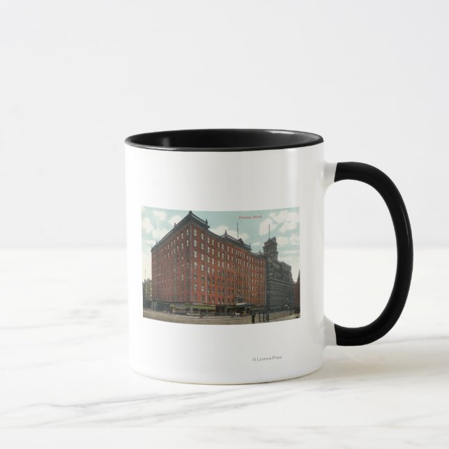 Mug Vue extérieure des pouvoirs Hôtel (Droite)