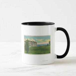Mug Vue extérieure du chemin de fer grand de tronc