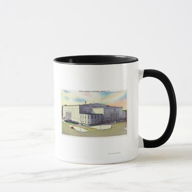 Mug Vue extérieure du monument commémoratif de Buffalo (Droite)
