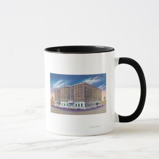 Mug Vue extérieure du Sheraton Hotel à Copley (Droite)