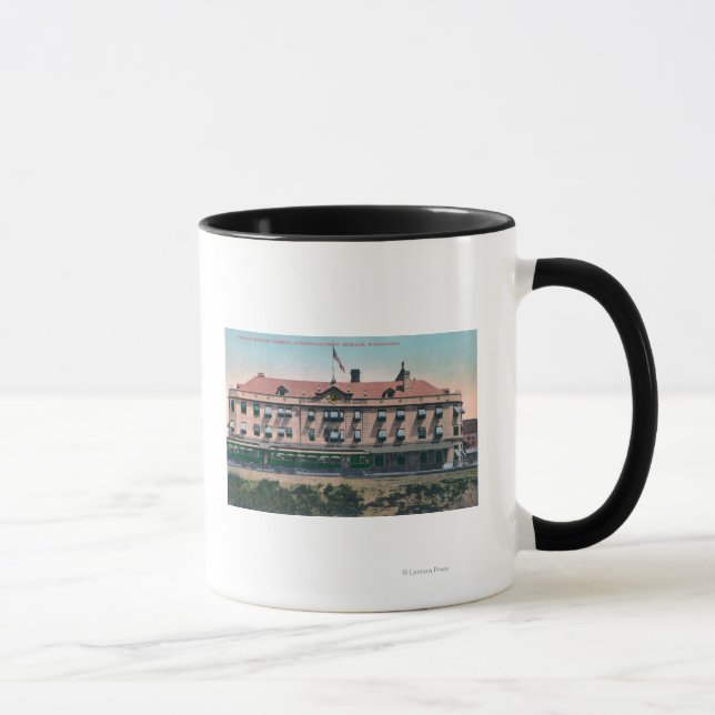 Mug Vue extérieure du terminal et du dépôt (Droite)