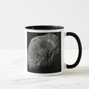 Mug Vue fausse couleur de la lune de Saturne Hyperion