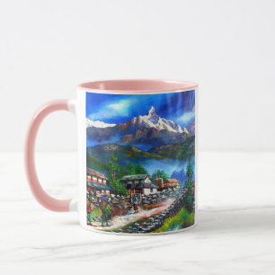 Mug Vue Panoramique De L'Everest Mountain Nepal