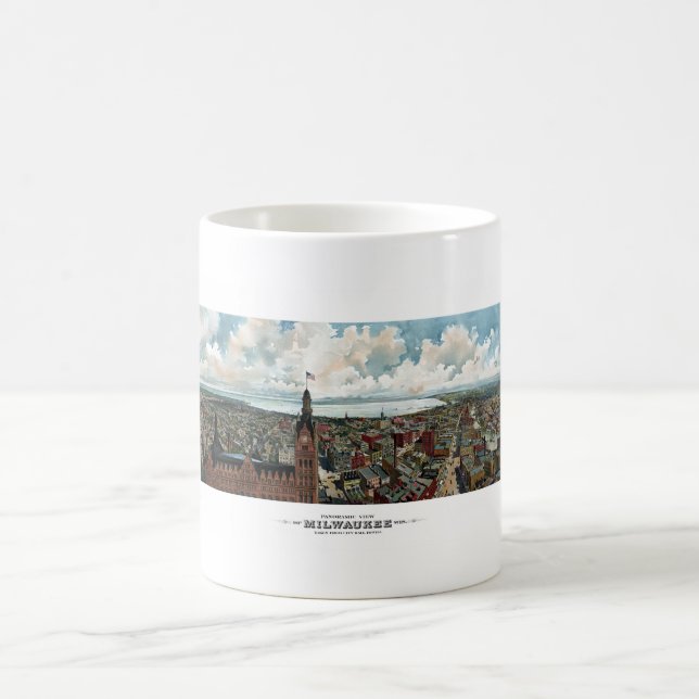 Mug Vue panoramique de Milwaukee le Wisconsin (Centre)