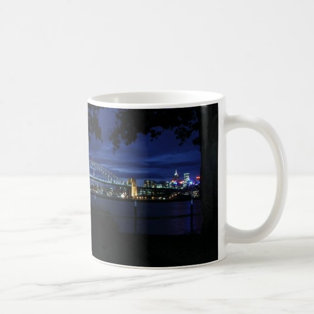 Mug Vue panoramique de port de Sydney (Droite)