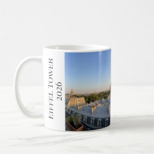 Mug Vue panoramique personnalisée sur la ville de Pari