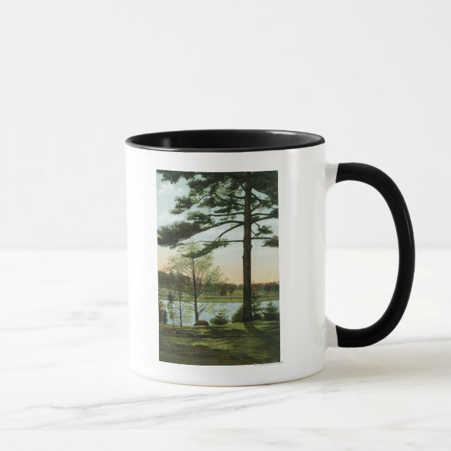 Mug Vue pittoresque sur le réservoir de Chestnut Hill (Droite)