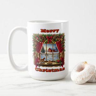 Mug Vue sur la forêt de vacances paisible