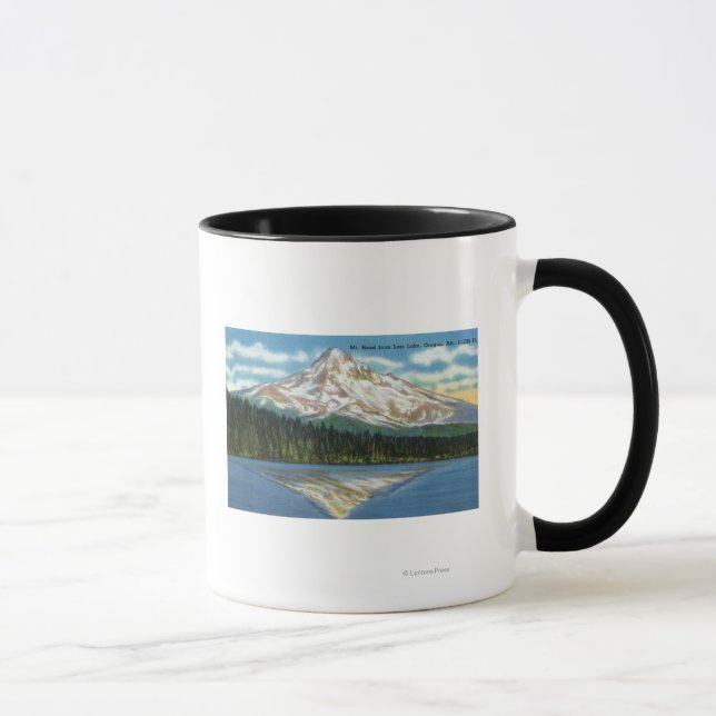 Mug Vue sur la montagne du lac perdu (Droite)