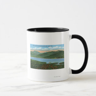 Mug Vue sur le lac Indian et la montagne Snowy
