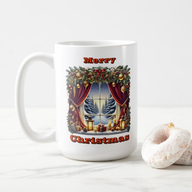 Mug Vue sur les Wonderland (Avec donut)