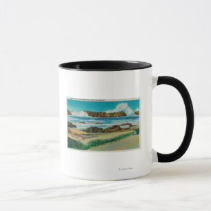 Mug Vue sur Seal Rock entre Waldport et Newport