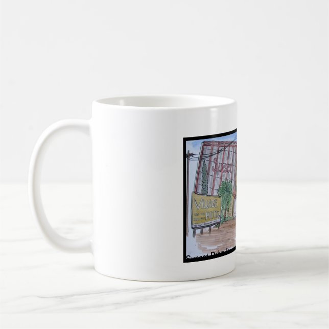 Mug Vues de San Luis Obispo, drive-in de coucher du (Gauche)