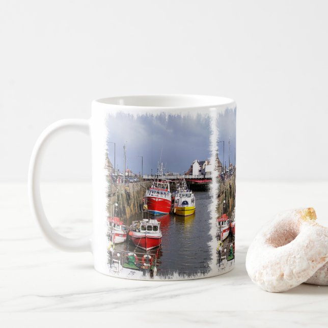 MUG VUES SUR L'ANGLETERRE (Avec donut)