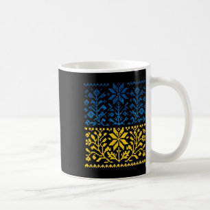 Mug Vyshyvanka de tournesol ukrainien 