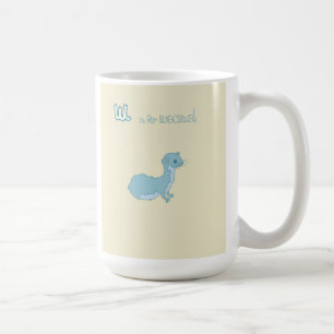Mug W est pour la belette