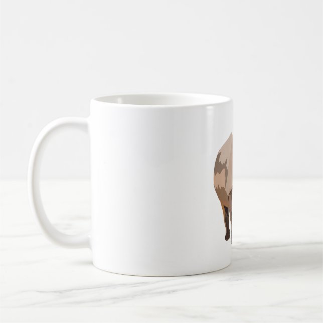 Mug W est pour White Rhino (Gauche)