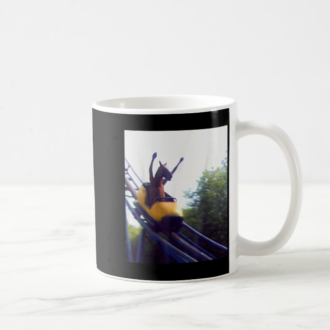 Mug Wacky Horse Riding Roller Coaster Meme Internet Fu (Droite)