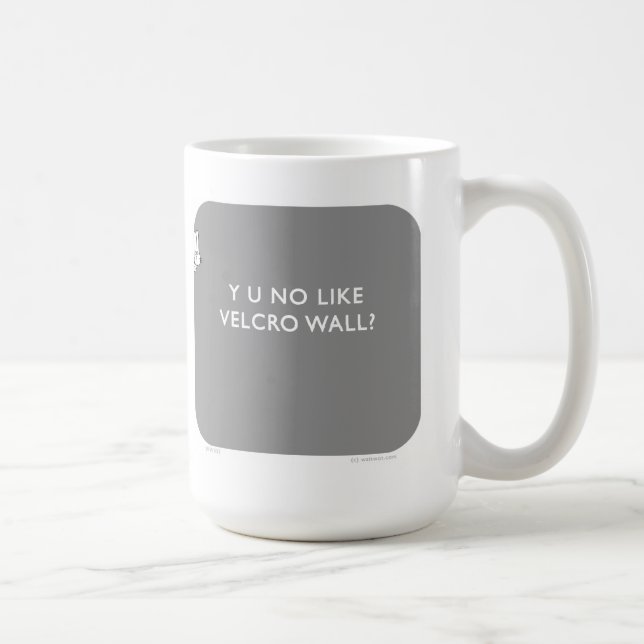 Mug Waitwot "mur de lapin" de WW033 "Badass de Velcro (Droite)