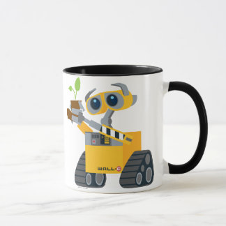 Mug WALL-E robot triste tenant plante