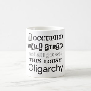 Mug Wall Street occupé et obtint l'oligarchie