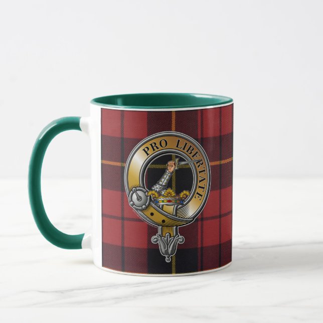 Mug Wallace Tartan & Badge (Gauche)