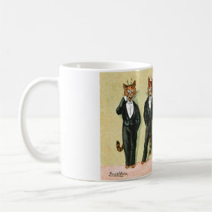 Mug Wallflower Boy Cats par Louis Wain