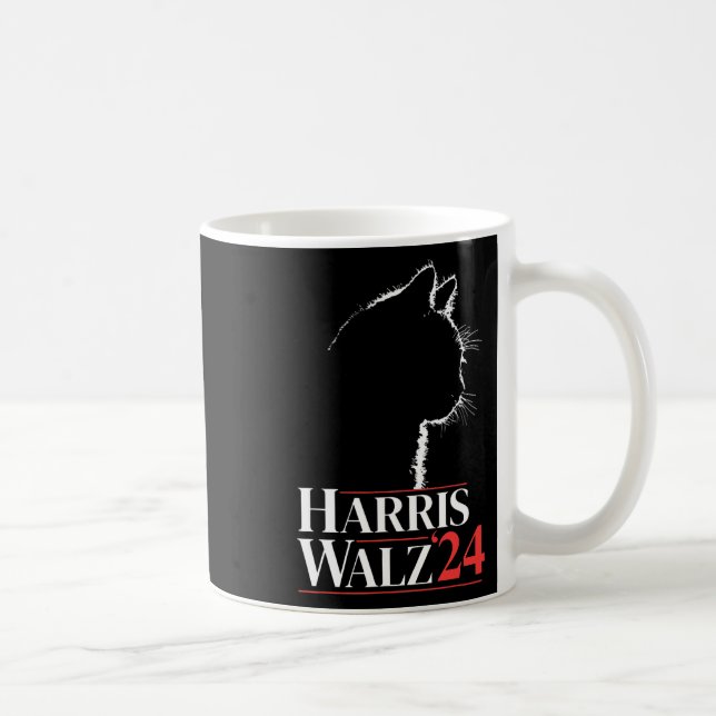 Mug Waltz 2024 Election Cat Lady Kamala Harris Tim Wal (Droite)