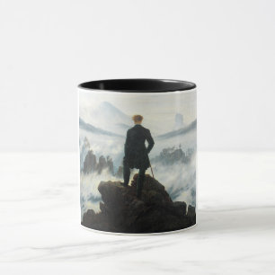 Mug Wanderer au-dessus de la mer de brouillard, Friedr