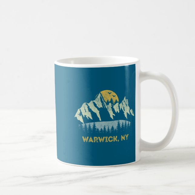 Mug Warwick New York Mountain Sunset Sunrise Ny  (Droite)