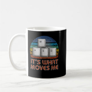 Mug WASD PC Gamer Cadeaux Vidéo Jeu Garçons Hommes Vin