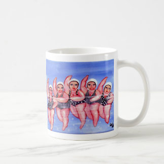 Mug Water Aerobics Divas Fun Whimsby Chubby
