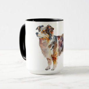 Mug Watercolor Anglais Shepherd