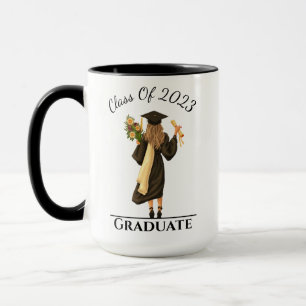 Mug Watercolor Girl Graduate 1