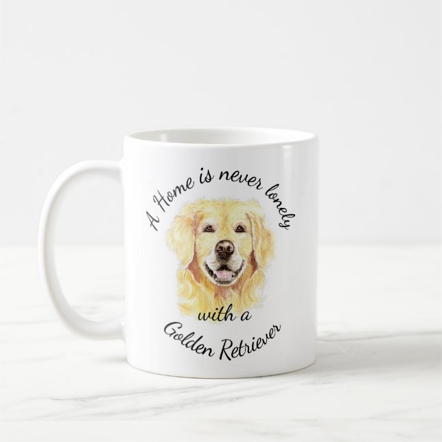Mug Watercolor Golden (Gauche)