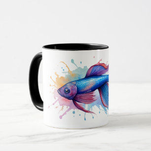 Mug - Watercolor Series: Betta Fish