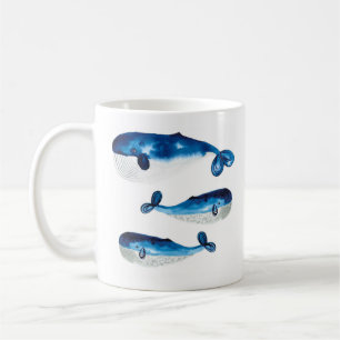 Mug - Watercolour Blue Whale