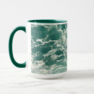 Mug Waves Blue Green