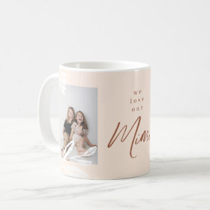 Mug We Love Our Mimi Photo Tones naturelles et Floral